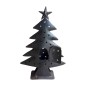 Kerstboom zwart afgewerkt H40 cm (5119)