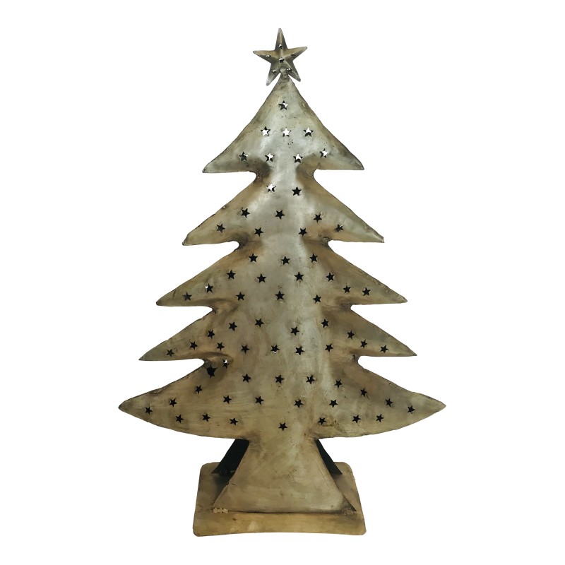 Kerstboom antiek goud H66 cm (5120)