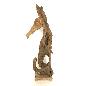 Seahorse teak abstract (3153)