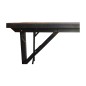 Folding table woodiron frame 180x90H83cm (5123)