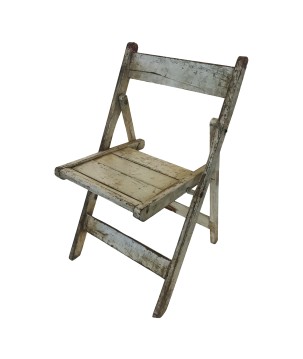 Wooden folding chair