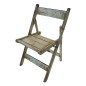Wooden folding chair