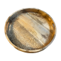 Mangodienblad rond D45H6cm.(5315)