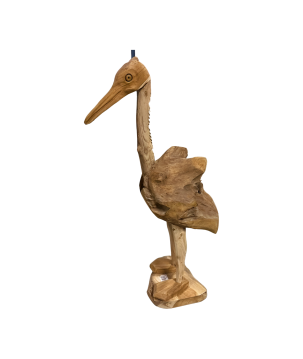 Bird teak H. 65cm(5415)