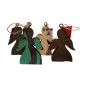 Houten engel hanger 8x12cm(5549)