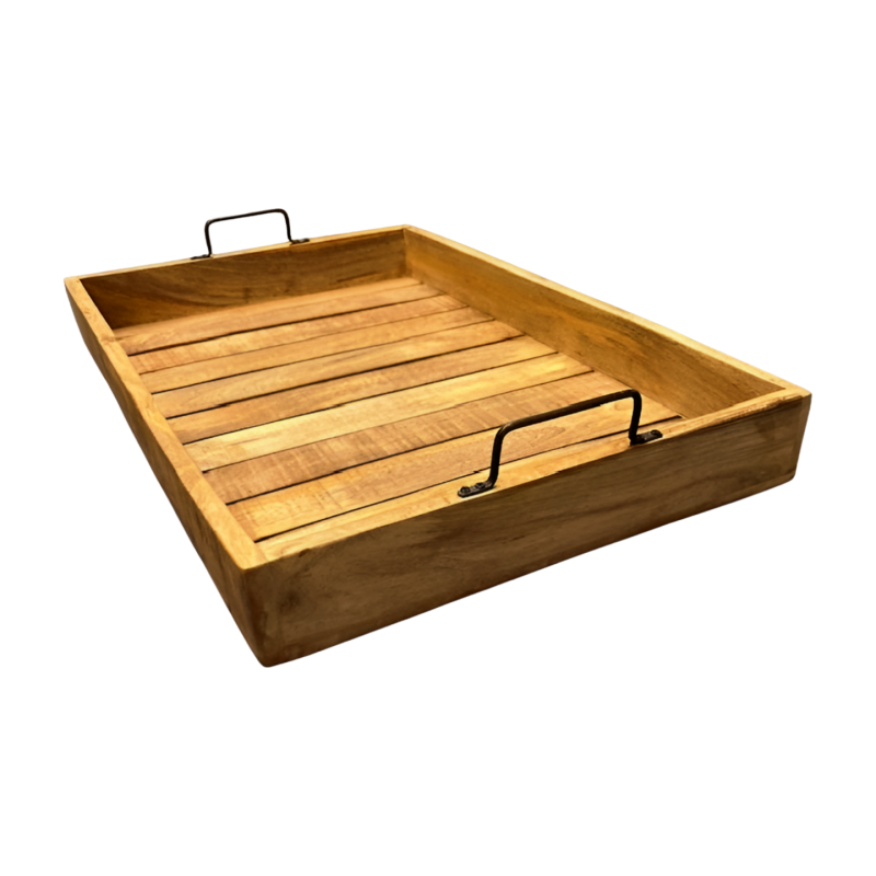 Serving tray with handle mango (5797)