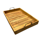 Serving tray with handle mango (5797)