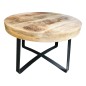 Salontafel ruw mangohout S (5845)