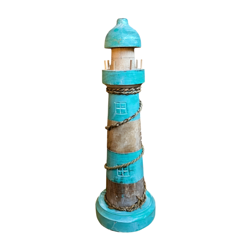 Leuchtturm 40 cm Türkis (5930)