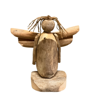 Angel driftwood H24 cm (5996)