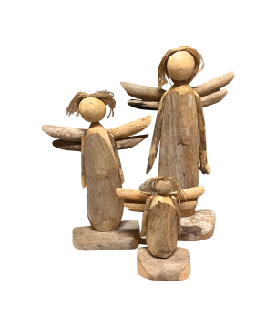 Angel driftwood H24 cm (5996)