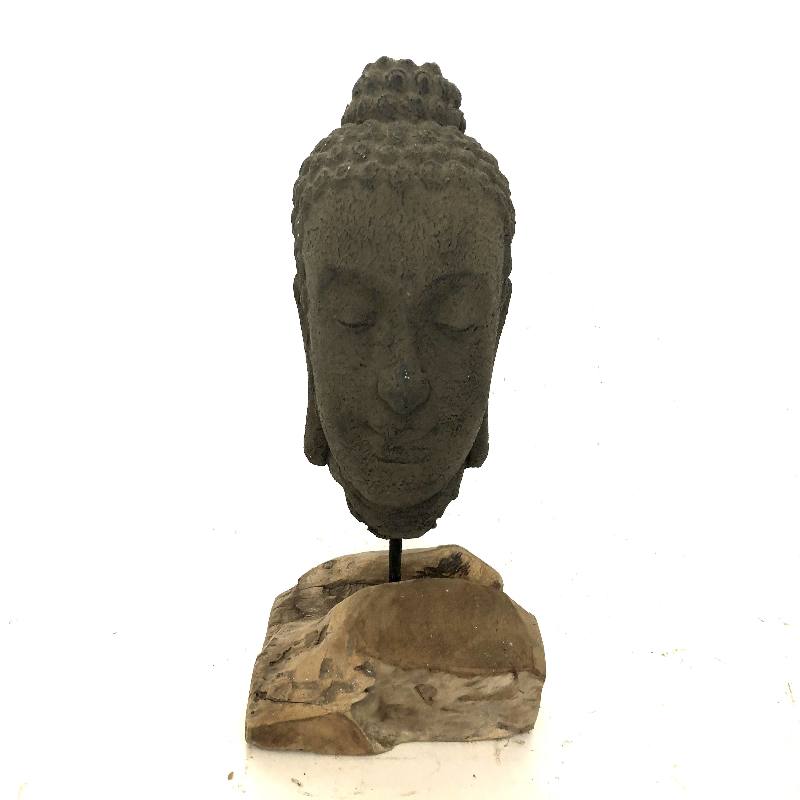 Head buddha on stand(3197)