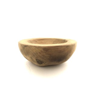 Klein schaaltje teakhout D20H5cm(3134)