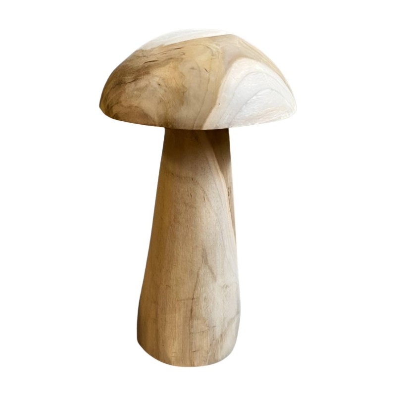 Paddenstoel teak 33 cm(3144)