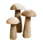Paddenstoel teak 33 cm(3144)
