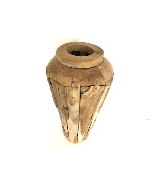 Vaas teak groot M 100cm (3155)
