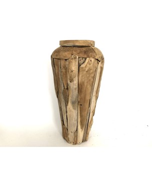 Teak-Vase groß L 125 cm (3156)