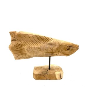 Fisch abstrakt Teak (3166)