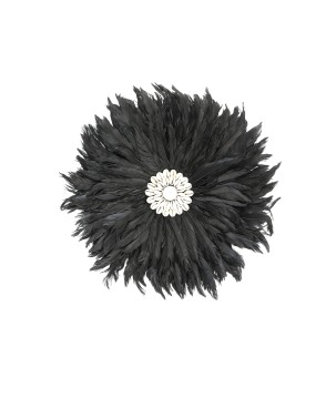 Walldeco Federn 35 cm schwarz (3247)