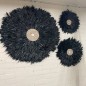 Walldeco veren 35cm zwart (3247)