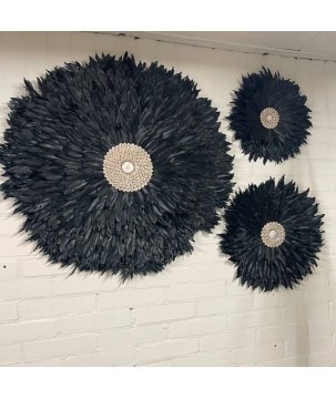 Juju wanddecoratie 45 cm zwart (3249)