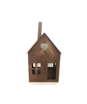 Grote roestige huis 27xH48 (3328)