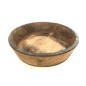 Schüssel aus Holz/Eisen D22 cm. (3397)