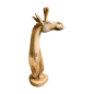 Head Giraffe teak H80cm(3427)