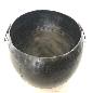 Old iron bowl 38x38 H18cm (7738)
