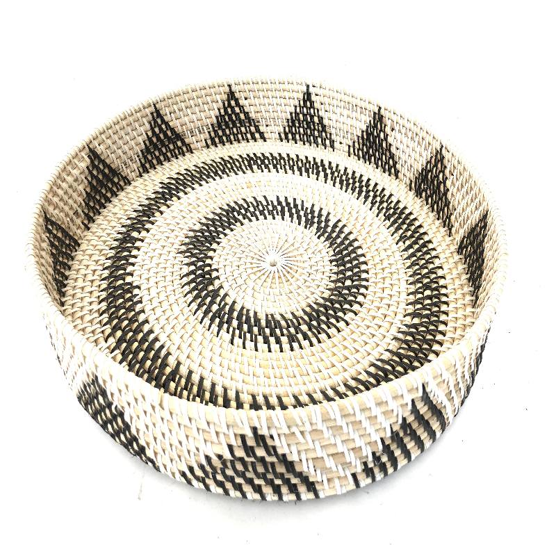 Round tray rattan D40H7cm(3282)