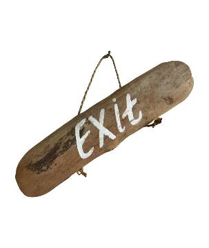 Driftwood sign hanger(3297)
