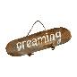 Driftwood sign hanger(3297)