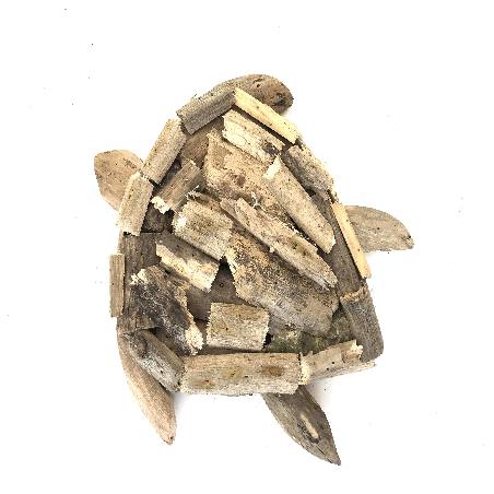 Turtle walldeco driftwood (3299)
