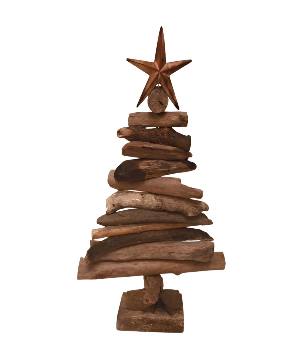 Christmastree driftwood 35cm (5118)