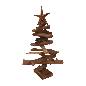Christmastree driftwood 35cm (5118)