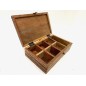Teabox 7-vak Oud hout (3507)