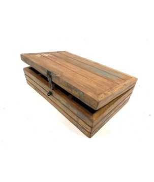 Teabox 7-compartment old wood (3507)