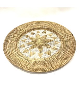 Wandplatte Rattan D50 cm (3542)