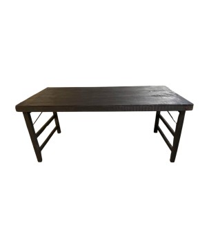Opklaptafel zwart 180 cm (3552)
