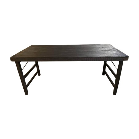Opklaptafel zwart 180 cm (3552)