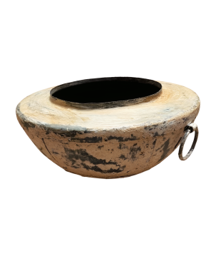 Pot low Atlantis white  (3731)