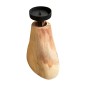 Kerzenvase aus Teak 19x9H28 cm (3777)