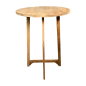 Bar-Table aus Teak D80 H110 cm (3784)