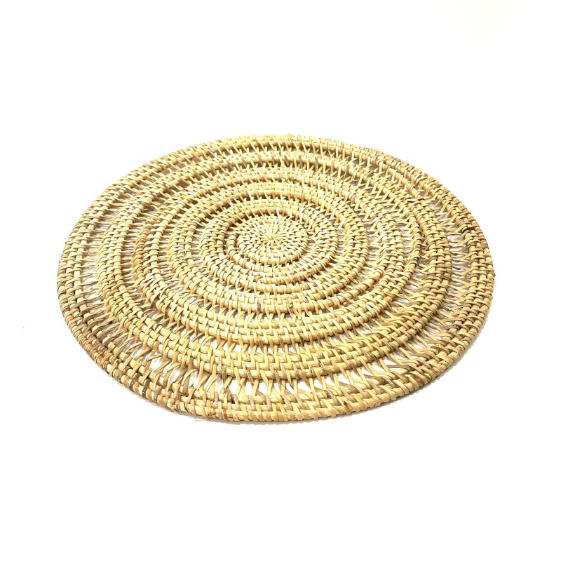 Placemat van riet open naturel (3865)