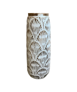 Vase Muschelrelief H50 cm (3869)