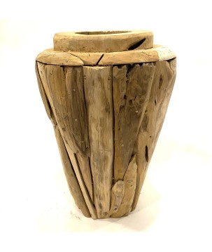 Vaas teak akar H50 cm (3884)