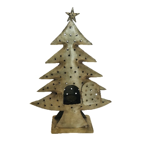 Xmas tree antique gold H66cm (5120)