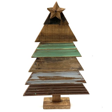 X-mas tree old wood L (3974)