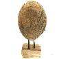 Mask moon teak S H43cm(3430)