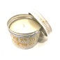 Can with candle wh/gold (80003)